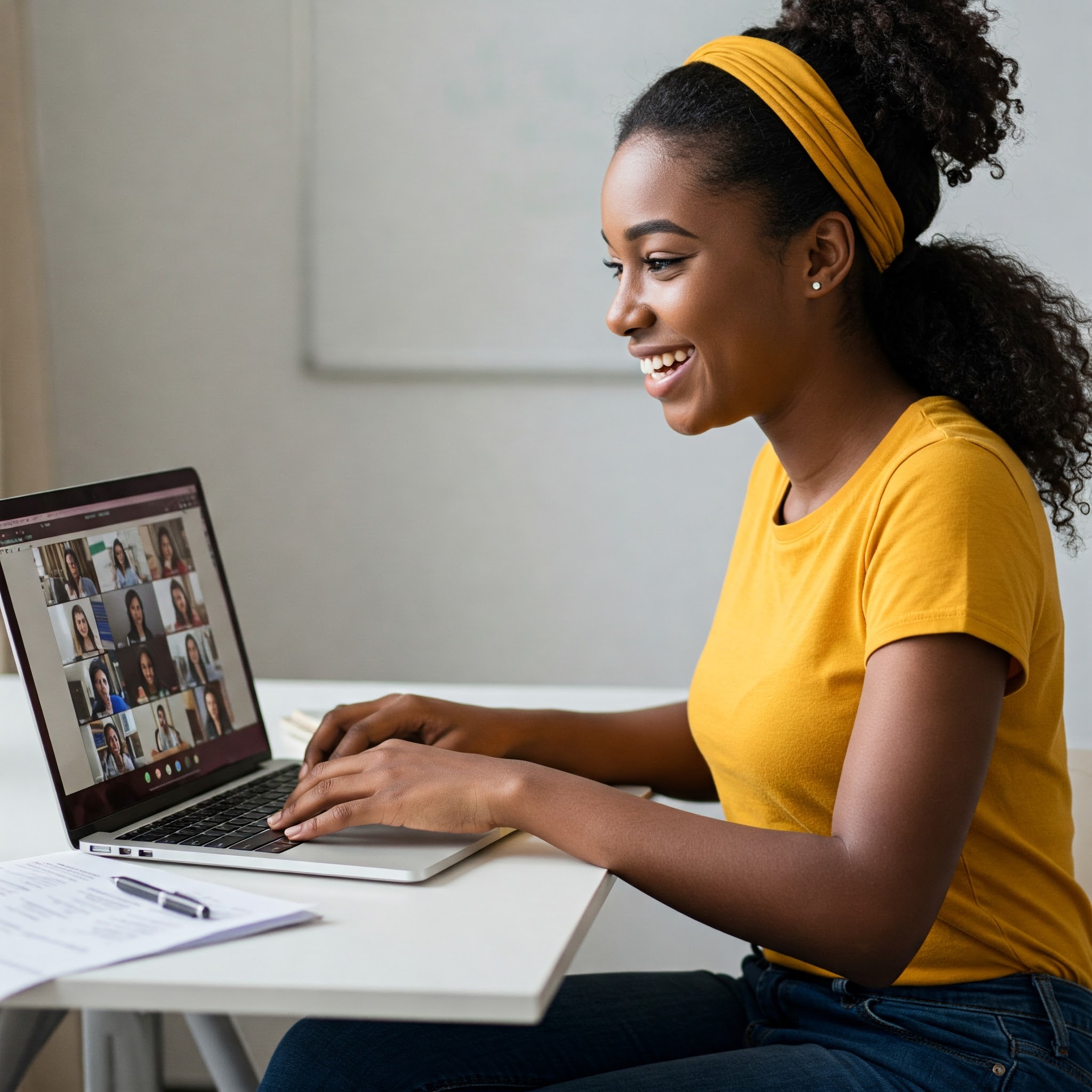 Professionals learning online